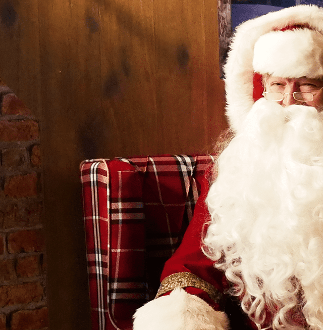 Santa Claus at Conifox Christmas Experience